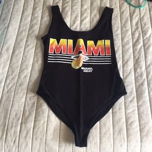 NBA Miami Heat leotard